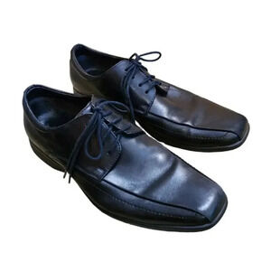 Kenneth Cole Reaction Men's Black Lace Up Leather Fruit Bunch Shoes 9.5